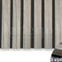 Adeqo Akupanel - Grijs Eiken hout 260 x 60 cm - 3 zijdig écht houtfineer - Akoestische Wandpanelen