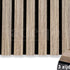 Adeqo Akupanel - Verouderd Eiken hout 260 x 60 cm - 3 zijdig écht houtfineer - Akoestische Wandpanelen