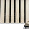 Adeqo Akupanel - Wit Eiken hout 300 x 60 cm - 3 zijdig écht houtfineer - Akoestische panelen