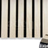 Adeqo Akupanel - Wit Eiken hout 260 x 60 cm - 3 zijdig écht houtfineer - Akoestische Wandpanelen