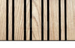Adeqo Akupanel Wisselende lat 300x60 cm in Rustiek Eiken akoestisch wandpaneel met 6+2 cm afwisselend latpatroon