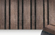 Adeqo Akupanel Wisselende lat WoodSkin 300x60 cm in Gerookt Eiken Donker met 3-zijdige WoodSkin afwerking, doorlopend op de zijkanten