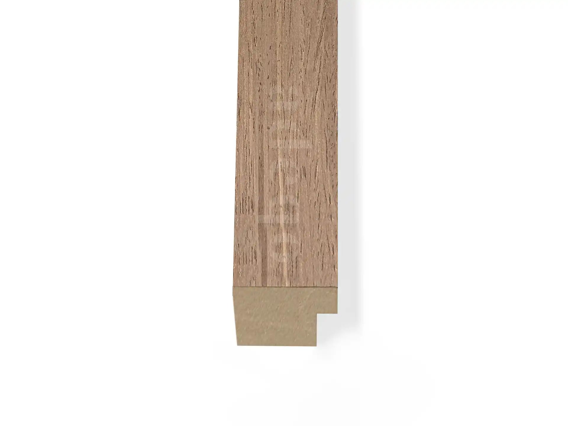 Adeqo eindlat voor Akupanel - Klassiek Walnoot - 300 cm