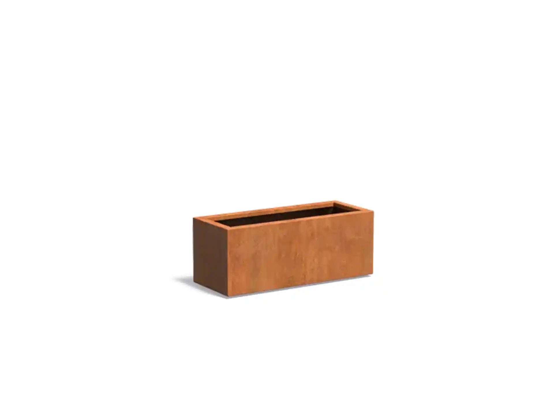 Adezz Carrez Cortenstaal Plantenbak Rechthoek 100 x 40 x 40 cm - met bodem