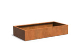 Adezz Carrez Cortenstaal Plantenbak Rechthoek 200 x 100 x 40 cm - met bodem