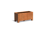 Adezz Carrez Cortenstaal Plantenbak Rechthoek met poten 120 x 50 x 60 cm - met bodem