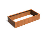 Adezz Carrez Cortenstaal Plantenbak Rechthoek zonder bodem 200 x 100 x 40 cm