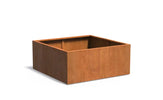 Adezz Carrez Cortenstaal Plantenbak Vierkant 140 x 140 x 60 cm - met bodem