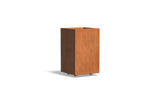 Adezz Carrez Cortenstaal Plantenbak Vierkant met wielen 50 x 50 x 80 cm - met bodem