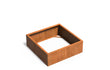 Adezz Carrez Cortenstaal Plantenbak Vierkant zonder bodem 120 x 120 x 40 cm, productfoto op witte achtergrond.