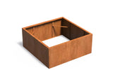Adezz Carrez Cortenstaal Plantenbak Vierkant zonder bodem 140 x 140 x 60 cm