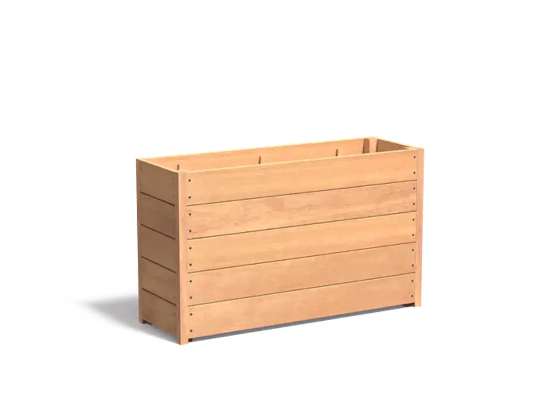 Adezz Carrez Hardhout Plantenbak Rechthoek 100 x 40 x 72 cm met bodem