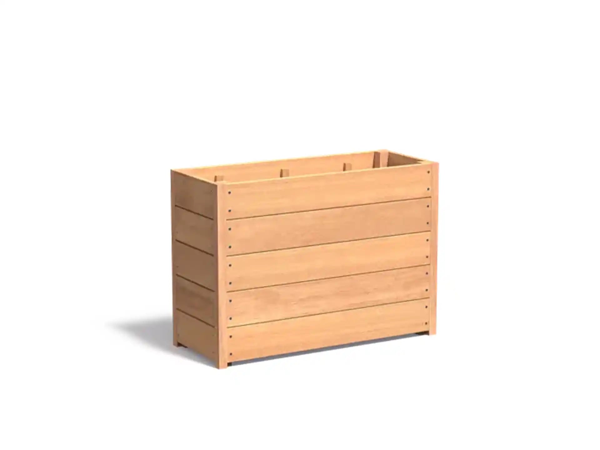 Adezz Carrez Hardhout Plantenbak Rechthoek 120 x 40 x 72 cm met bodem