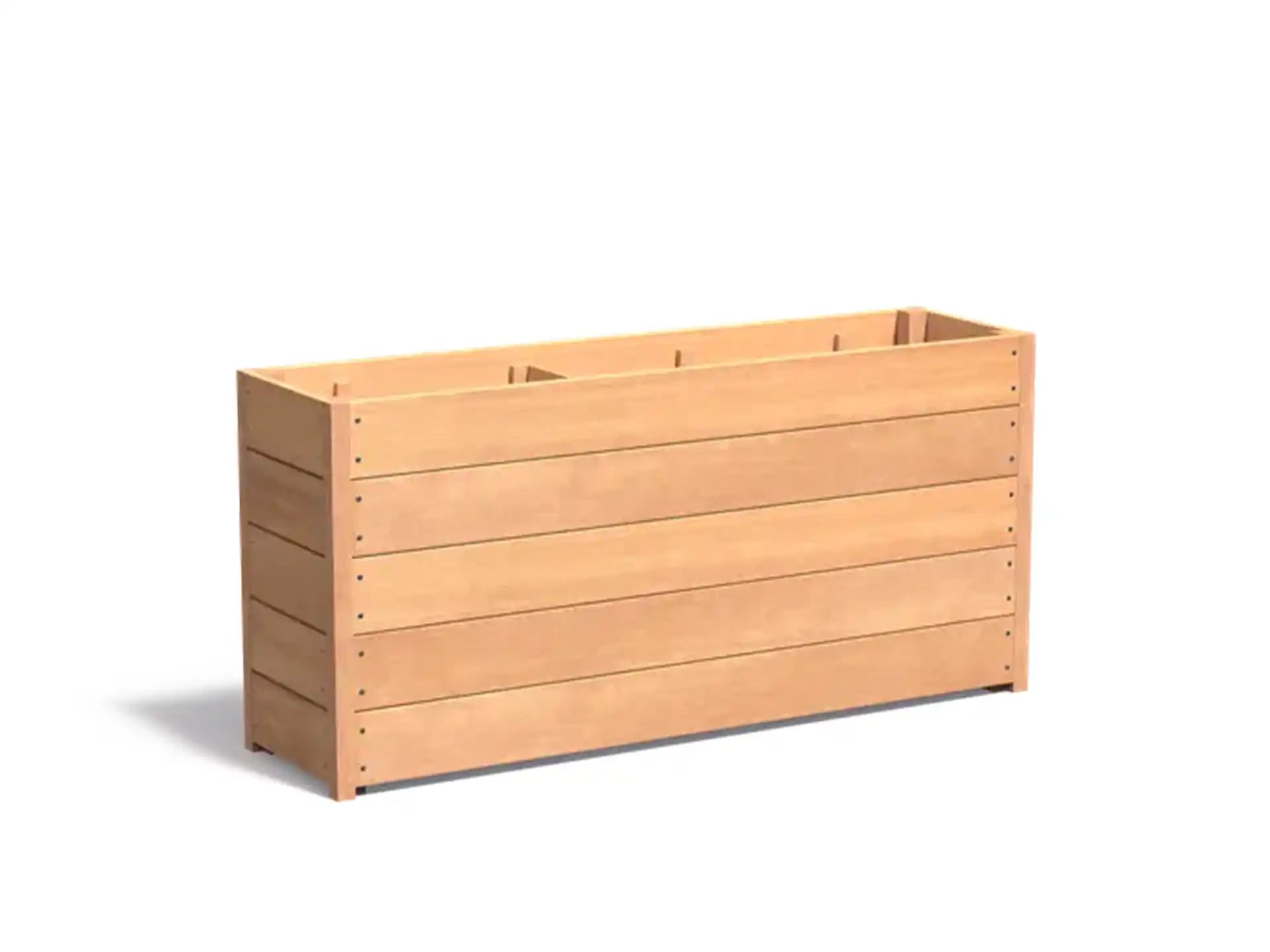 Adezz Carrez Hardhout Plantenbak Rechthoek 150 x 40 x 72 cm met bodem