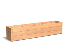 Adezz Carrez Hardhout Plantenbak Rechthoek 200 x 40 x 44 cm met bodem