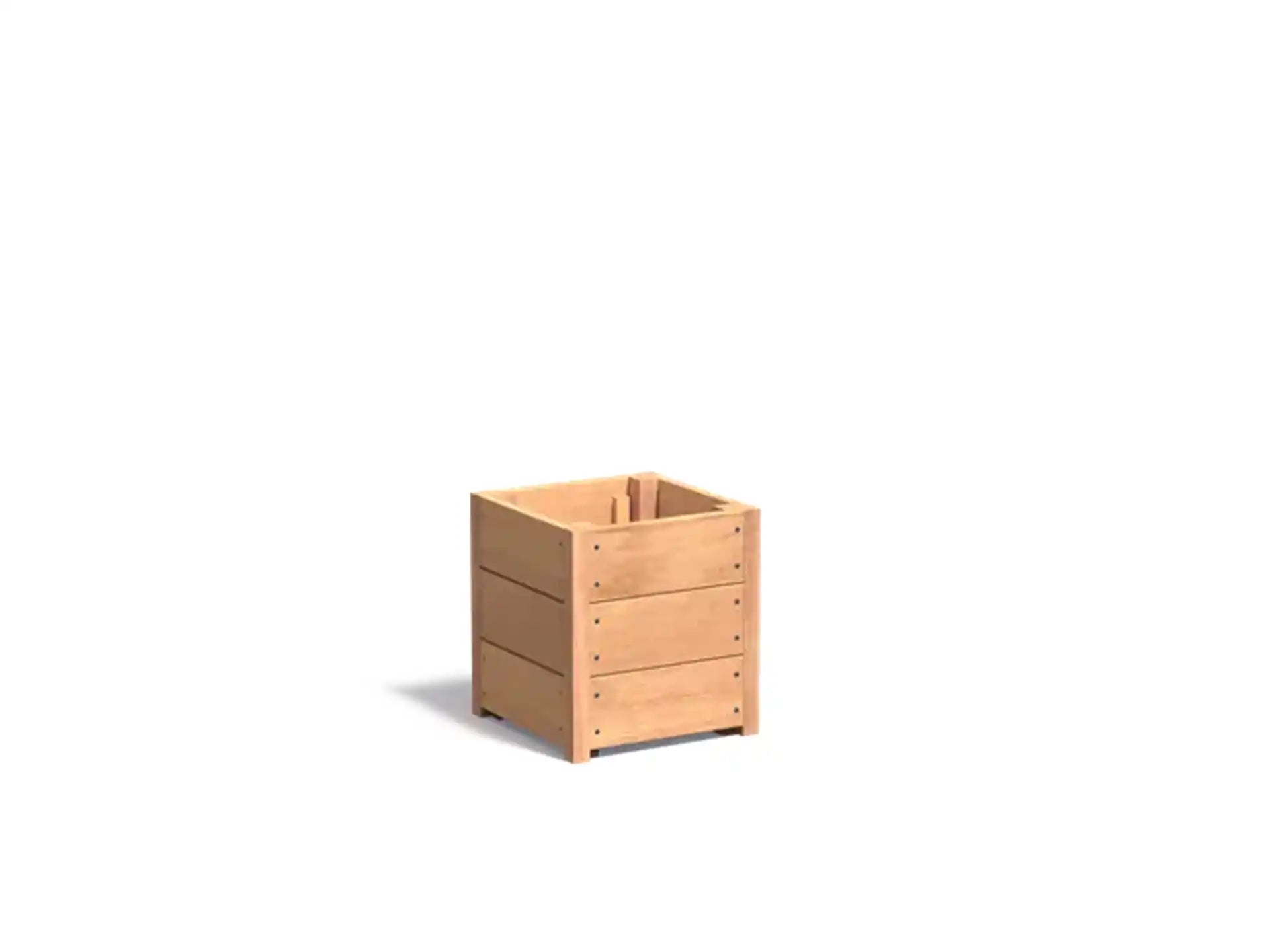Adezz Carrez Hardhout Plantenbak Vierkant 40 x 40 x 44 cm met bodem