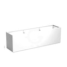 Adezz Carrez Plantenbak Polyester Rechthoek 200 x 50 x 60 cm Verkeerswit