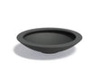Adezz Ceder polyester plantenbak in rond schaalmodel, 153 × 153 × 34 cm, uitgevoerd in zwartgrijs.