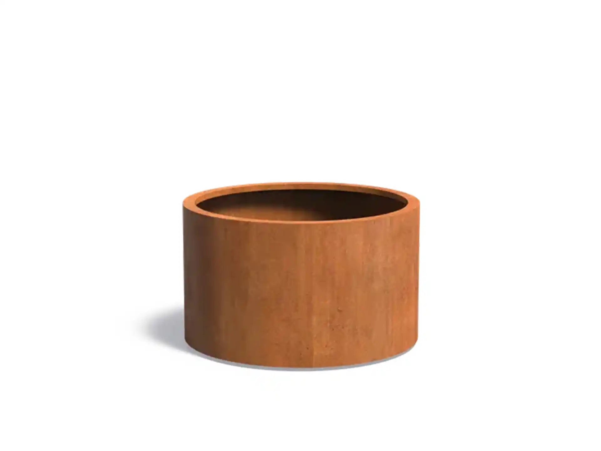 Adezz Circum Cortenstaal Plantenbak Rond Recht 100 x 100 x 60 cm - met bodem