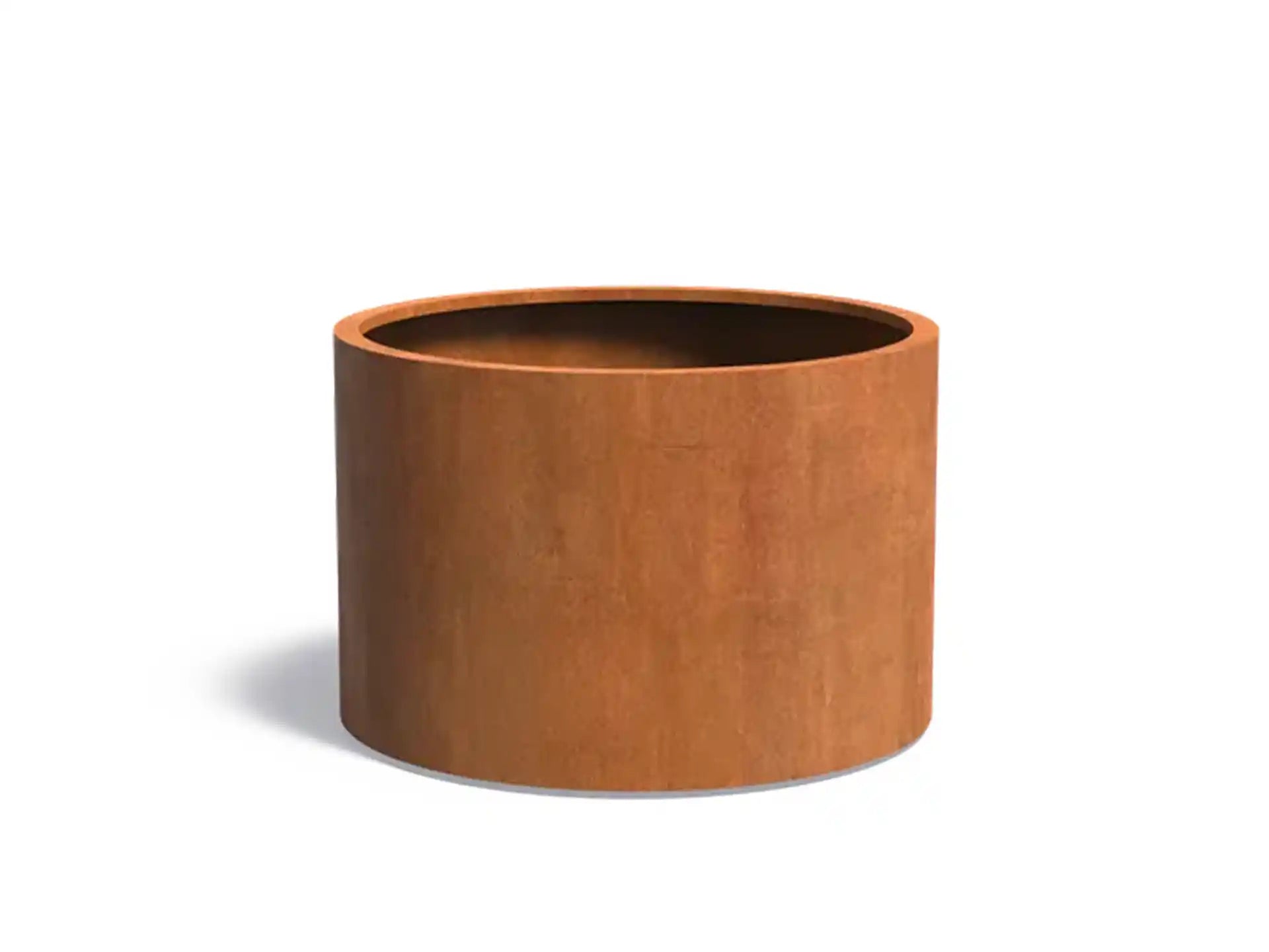 Adezz Circum Cortenstaal Plantenbak Rond Recht 120 x 120 x 80 cm - met bodem