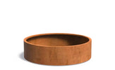 Adezz Circum Cortenstaal Plantenbak Rond Recht 150 x 150 x 40 cm - met bodem