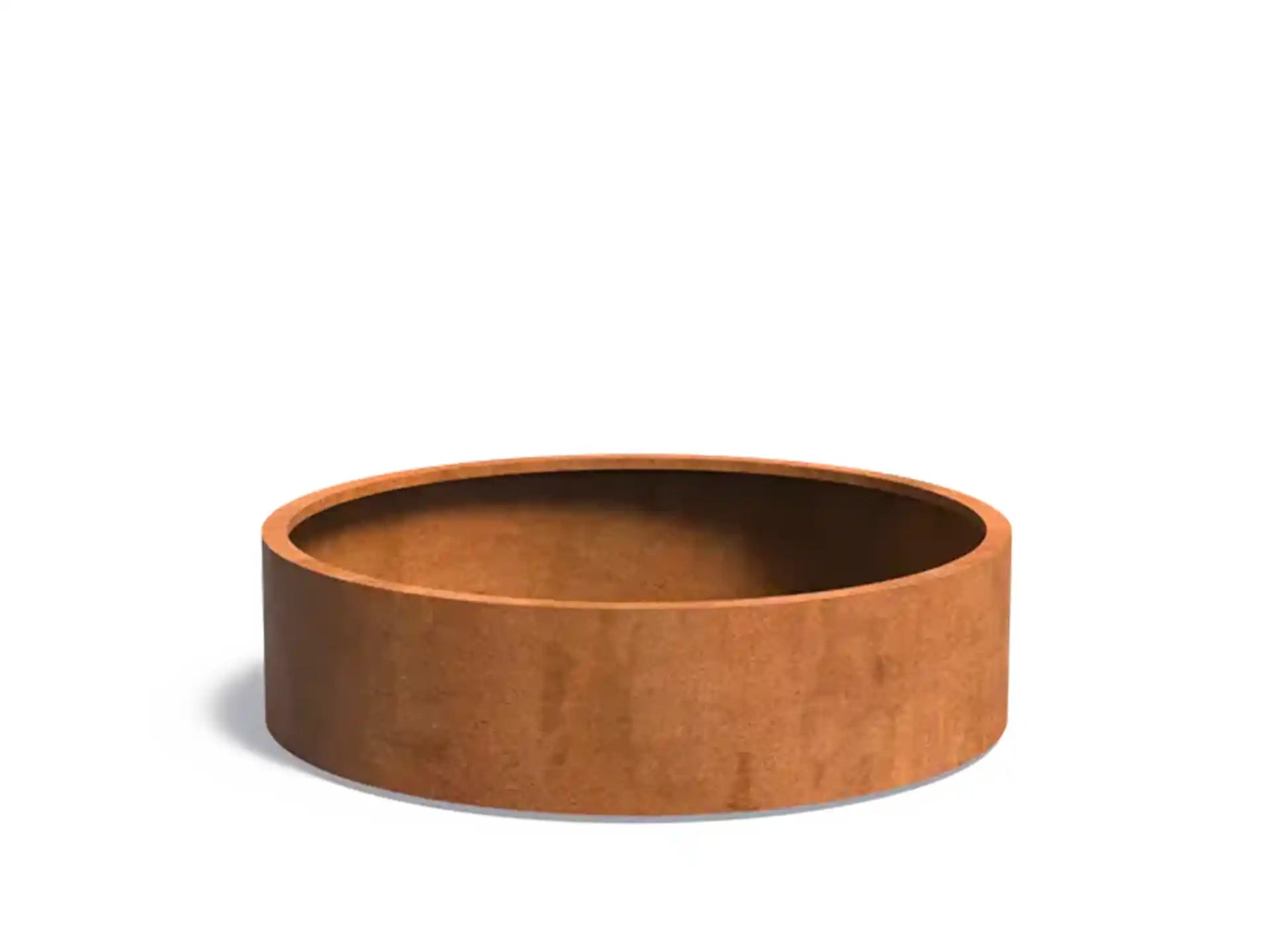 Adezz Circum Cortenstaal Plantenbak Rond Recht 150 x 150 x 40 cm - met bodem