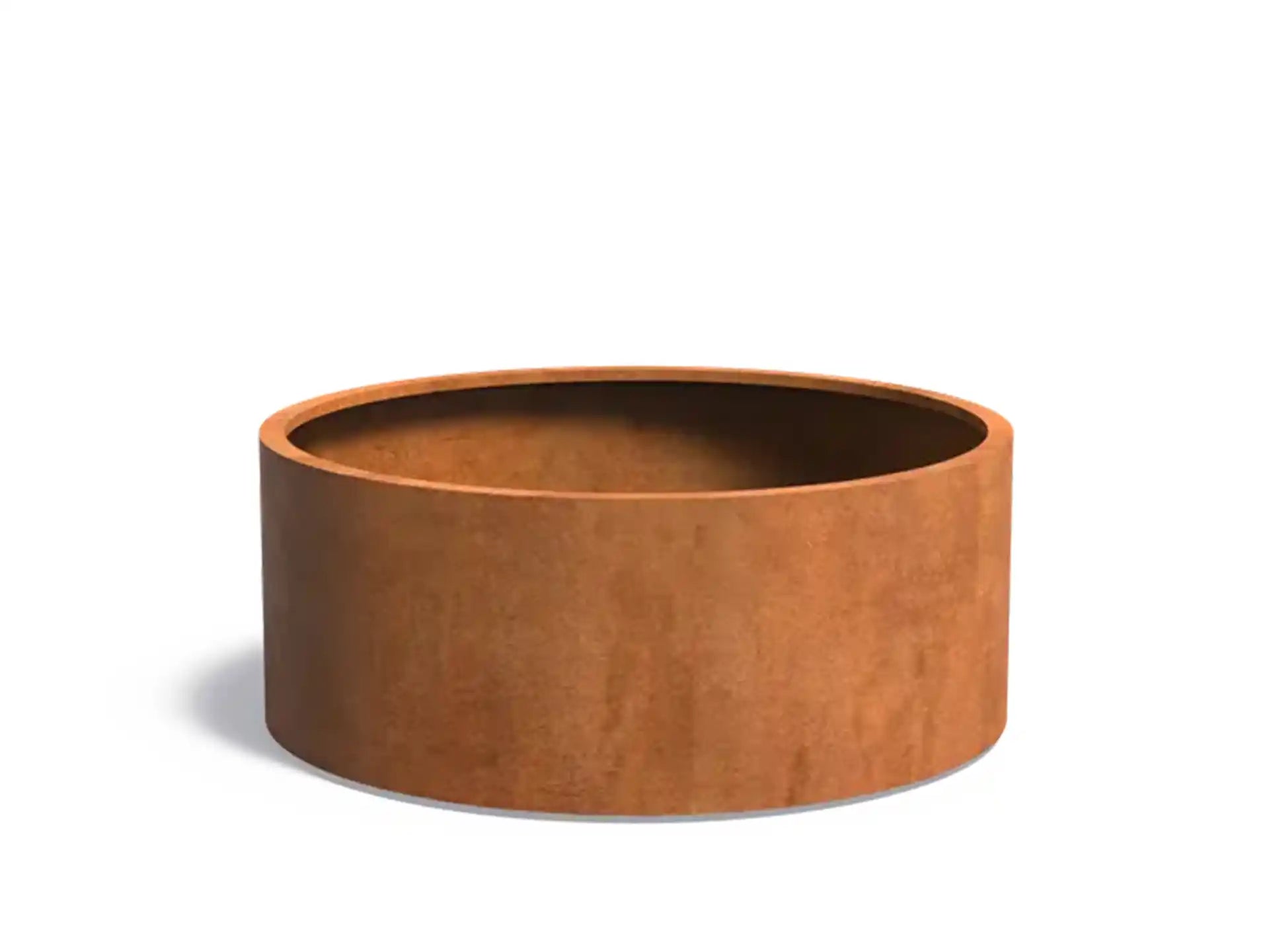 Adezz Circum Cortenstaal Plantenbak Rond Recht 150 x 150 x 60 cm - met bodem