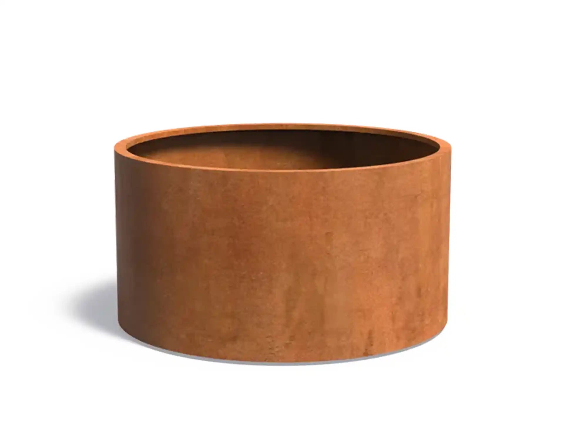 Adezz Circum Cortenstaal Plantenbak Rond Recht 150 x 150 x 80 cm - met bodem