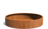 Adezz Circum Cortenstaal Plantenbak Rond Recht 200 x 200 x 40 cm - met bodem