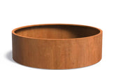 Adezz Circum Cortenstaal Plantenbak Rond Recht 200 x 200 x 60 cm - met bodem