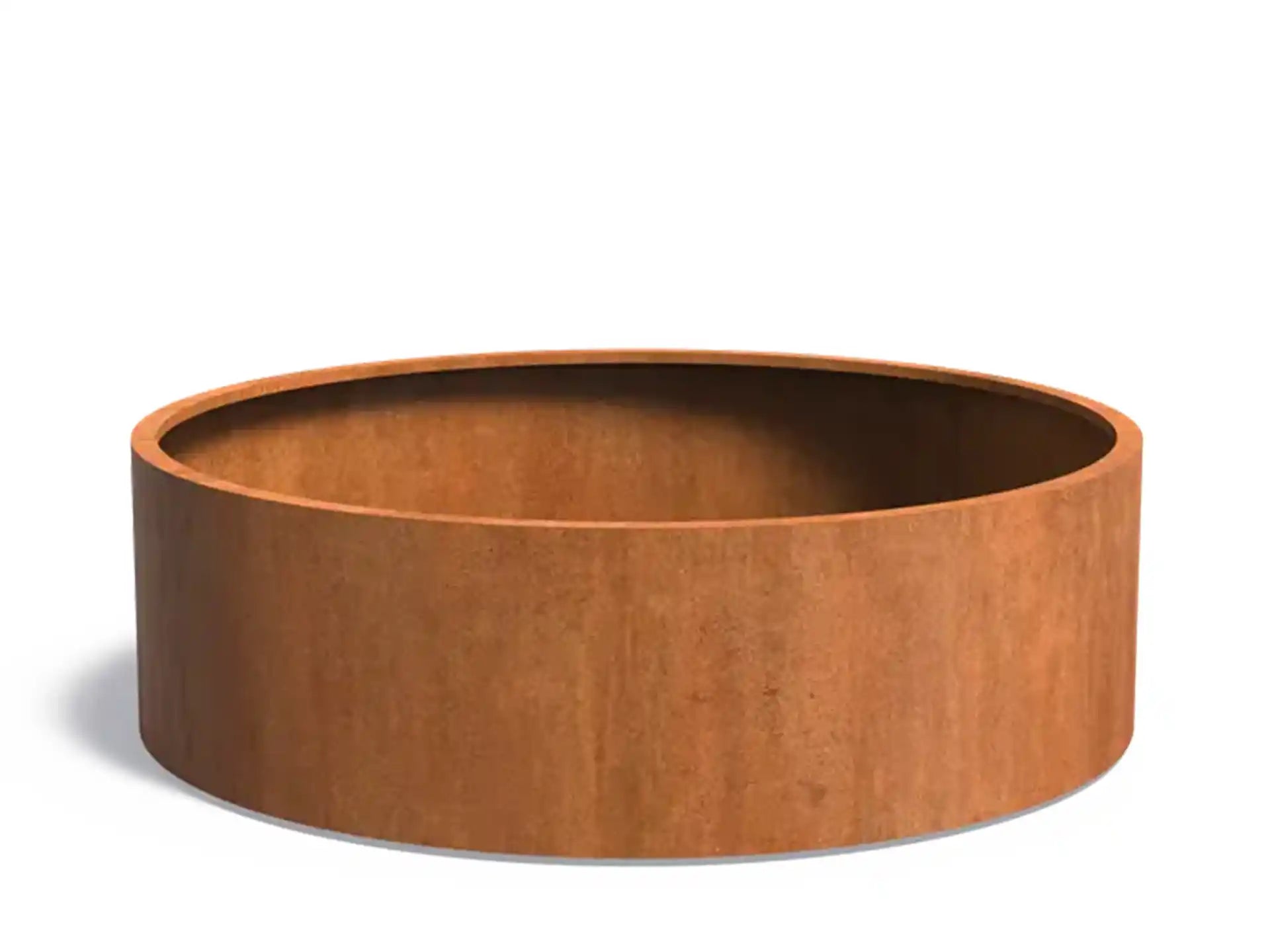 Adezz Circum Cortenstaal Plantenbak Rond Recht 200 x 200 x 60 cm - met bodem