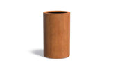 Adezz Circum Cortenstaal Plantenbak Rond Recht 60 x 60 x 100 cm - met bodem