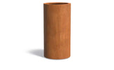 Adezz Circum Cortenstaal Plantenbak Rond Recht 60 x 60 x 120 cm - met bodem