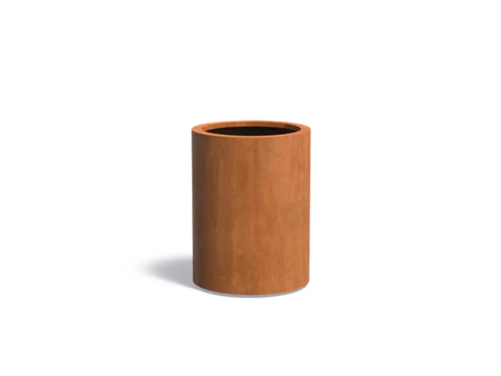 Adezz Circum Cortenstaal Plantenbak Rond Recht 60 x 60 x 80 cm - met bodem
