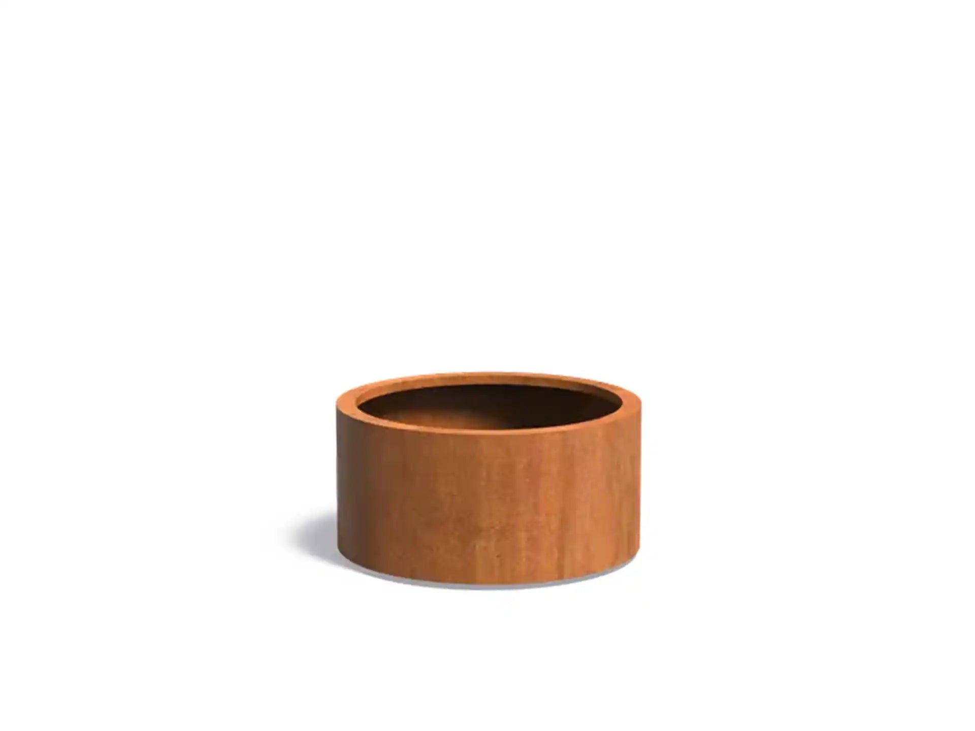 Adezz Circum Cortenstaal Plantenbak Rond Recht 80 x 80 x 40 cm - met bodem
