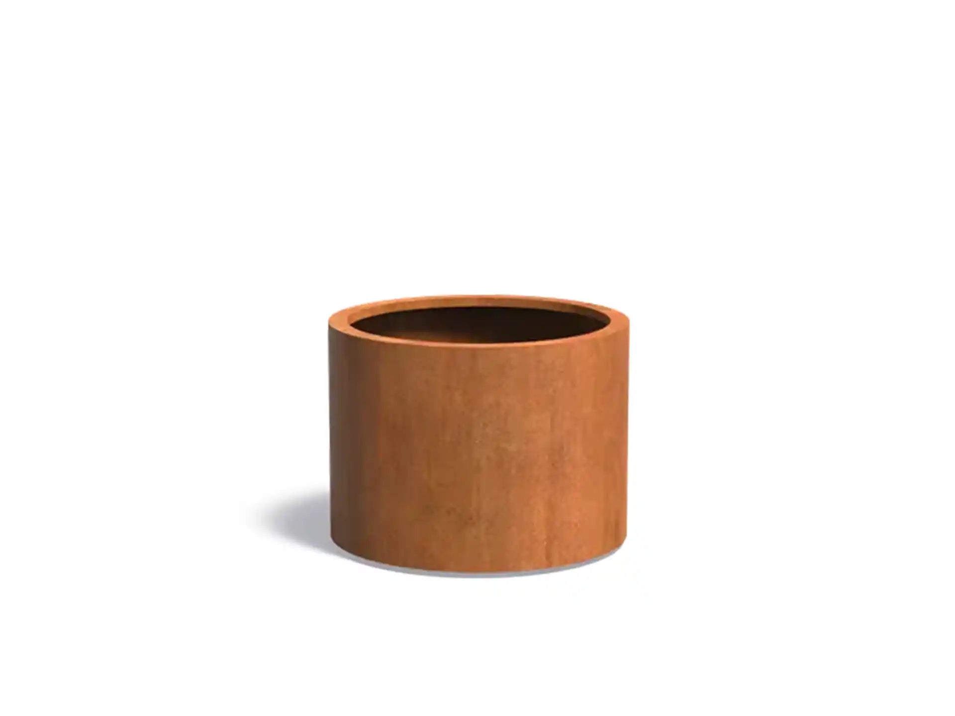 Adezz Circum Cortenstaal Plantenbak Rond Recht 80 x 80 x 60 cm - met bodem