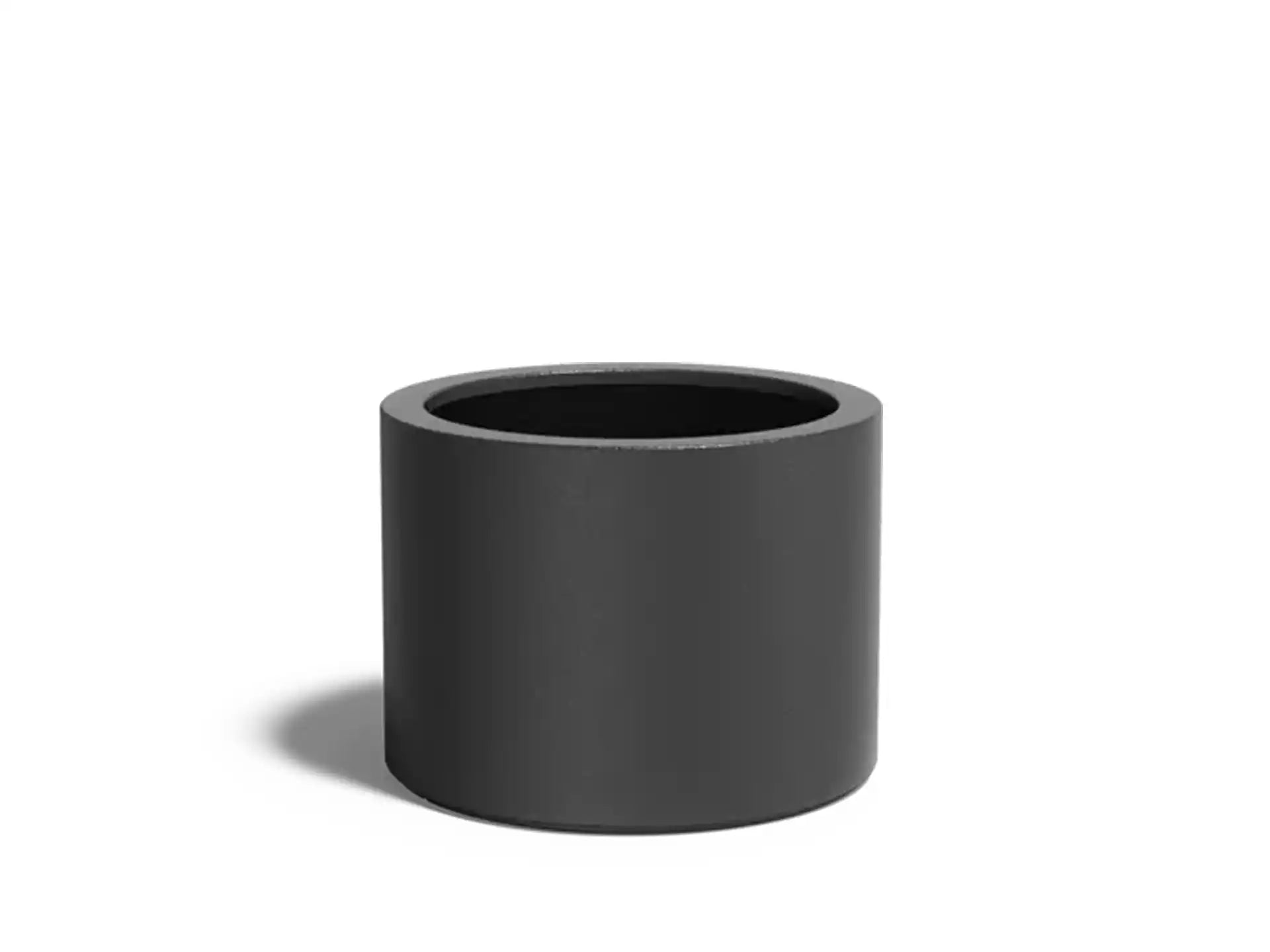 Adezz Circum Plantenbak Polyester Rond Recht 80 x 80 x 60 cm Zwartgrijs