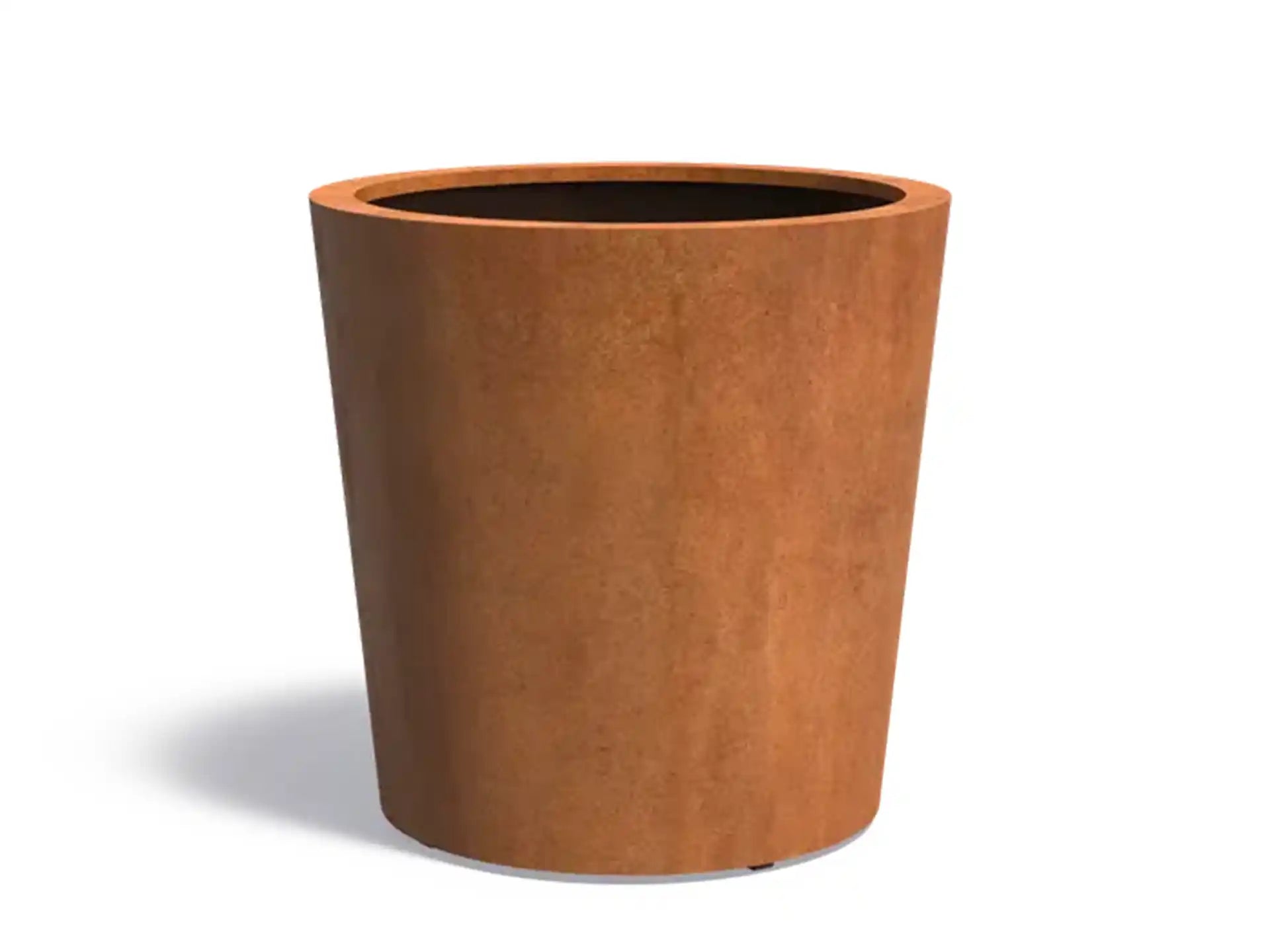 Adezz Conic Cortenstaal Plantenbak Rond Schuin 100 x 100 x 100 cm - met bodem