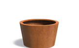 Adezz Conic Cortenstaal Plantenbak Rond Schuin 100 x 100 x 60 cm - met bodem