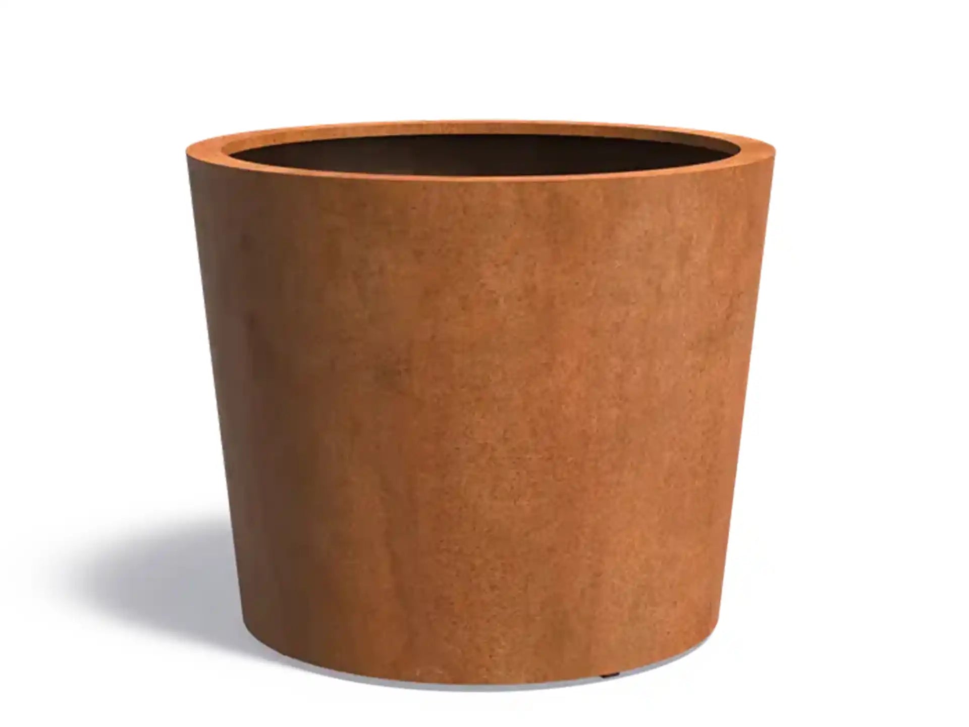 Adezz Conic Cortenstaal Plantenbak Rond Schuin 120 x 120 x 100 cm - met bodem