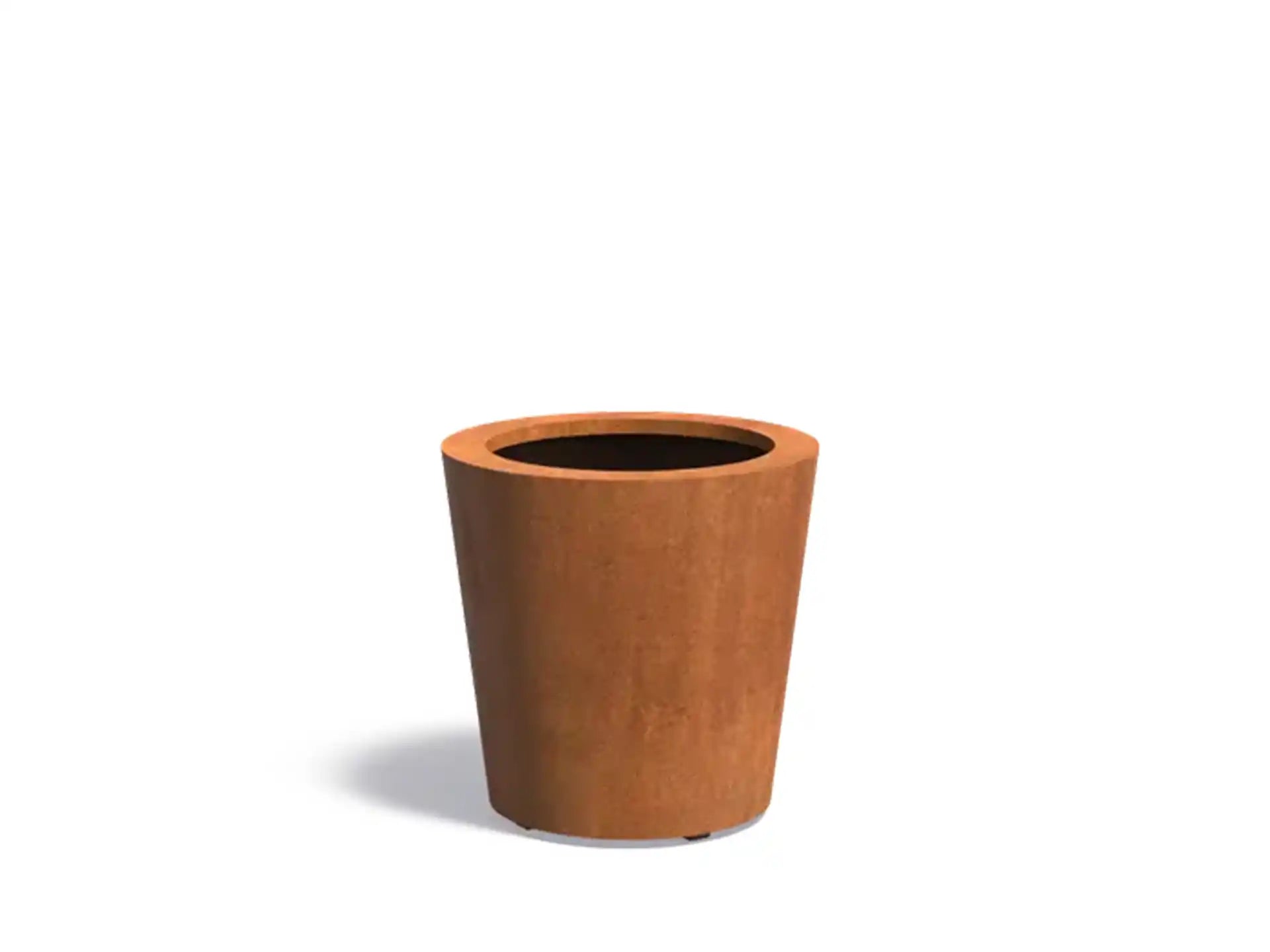 Adezz Conic Cortenstaal Plantenbak Schuin Rond 60 x 60 x 60 cm - met bodem