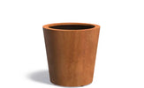 Adezz Conic Cortenstaal Plantenbak Schuin Rond 80 x 80 x 80 cm - met bodem