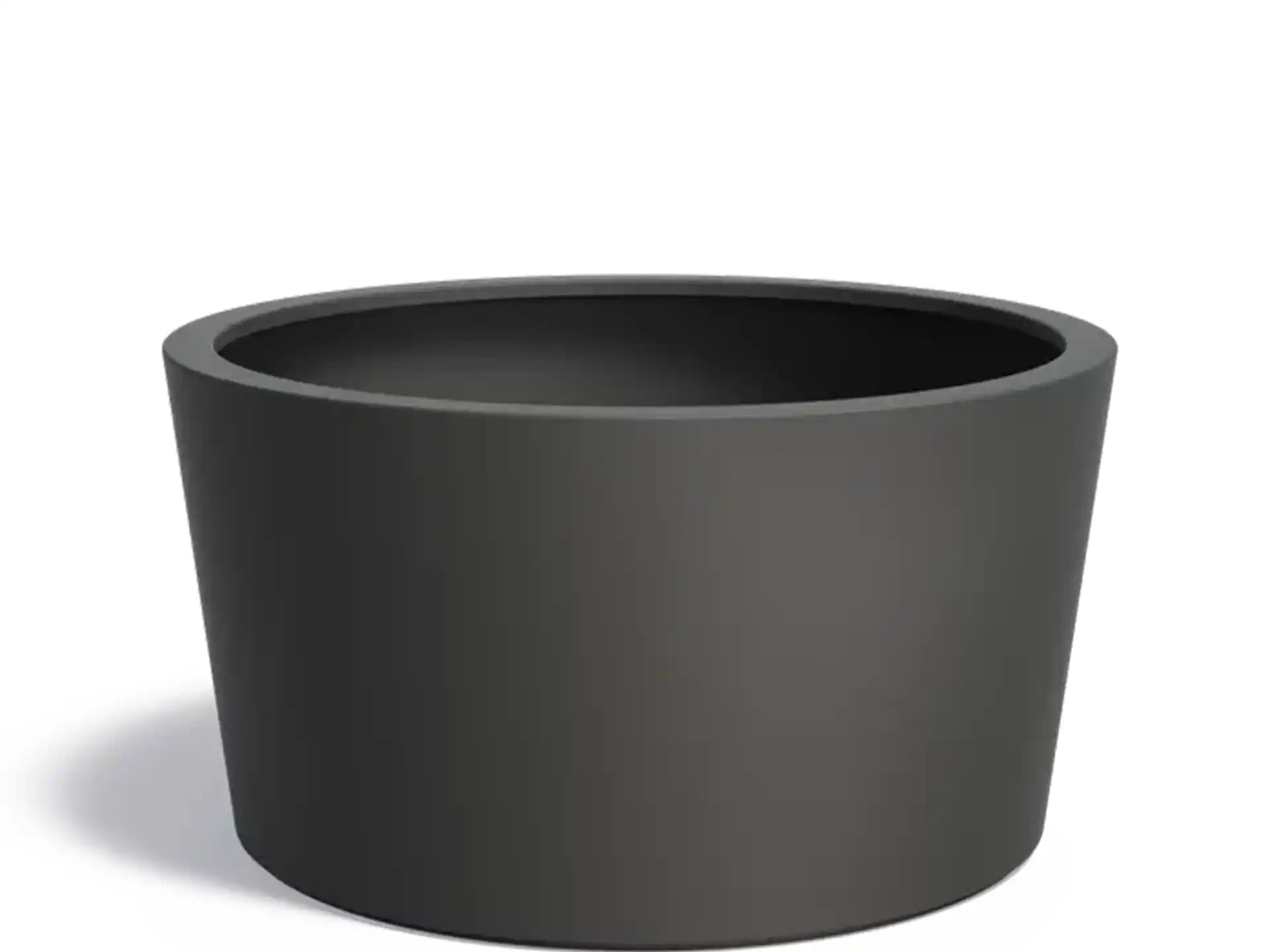 Adezz Conic Plantenbak Polyester Rond Schuin 150 x 150 x 80 cm Zwartgrijs