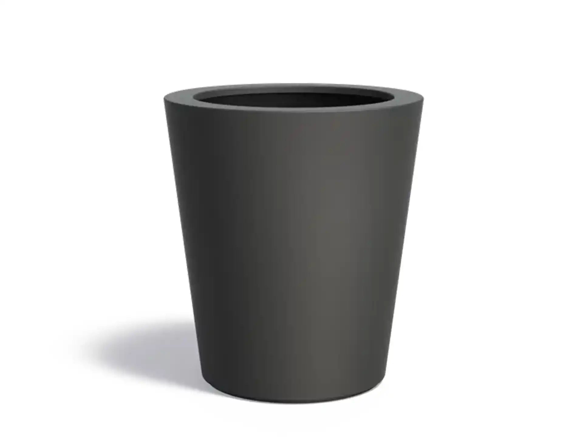 Adezz Conic Plantenbak Polyester Rond Schuin 89 x 89 x 100 cm Zwartgrijs