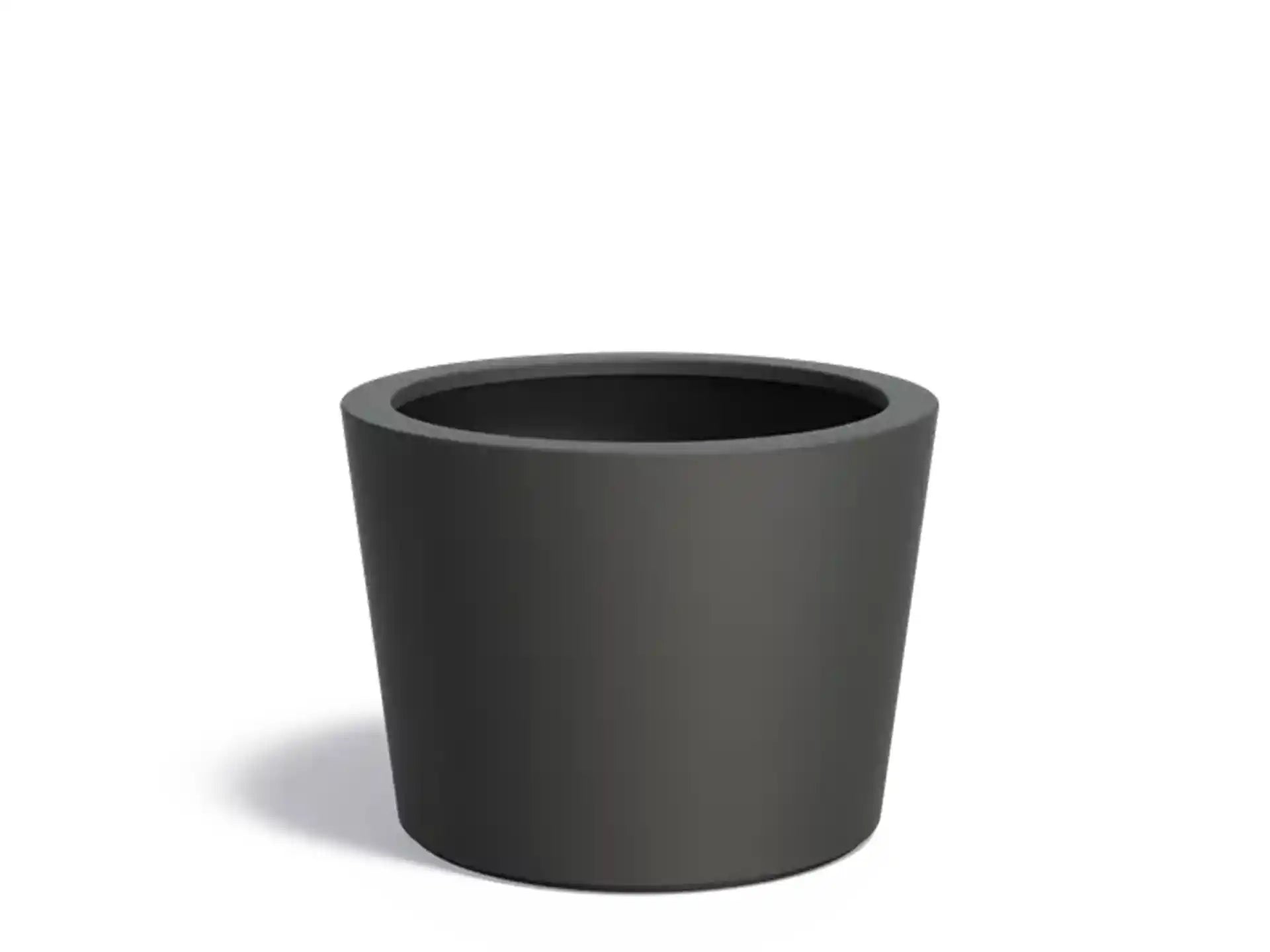 Adezz Conic Plantenbak Polyester Rond Schuin 95 x 95 x 70 cm Zwartgrijs