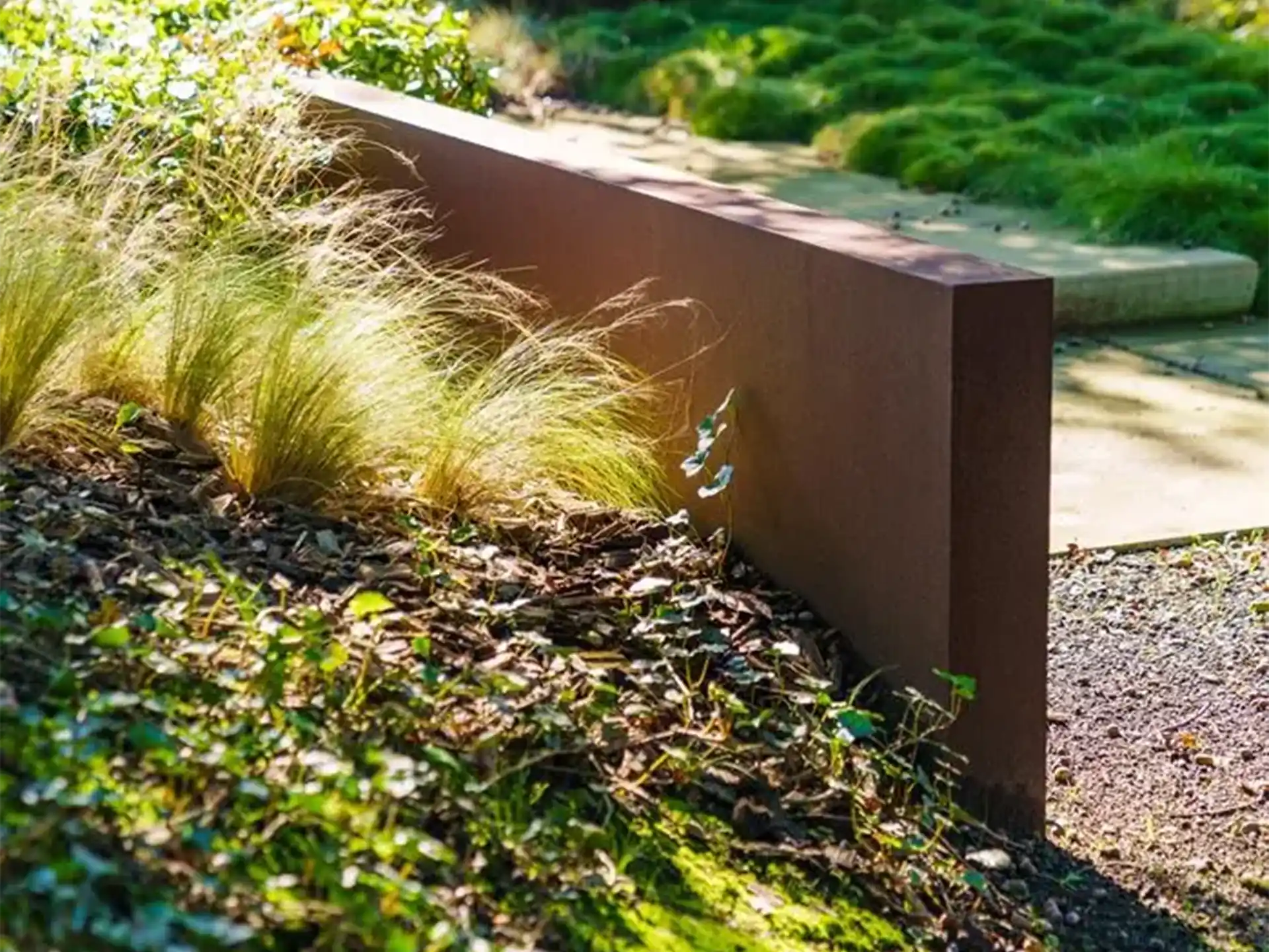 Adezz Tuinwand van cortenstaal 100 x 15 x 60 cm