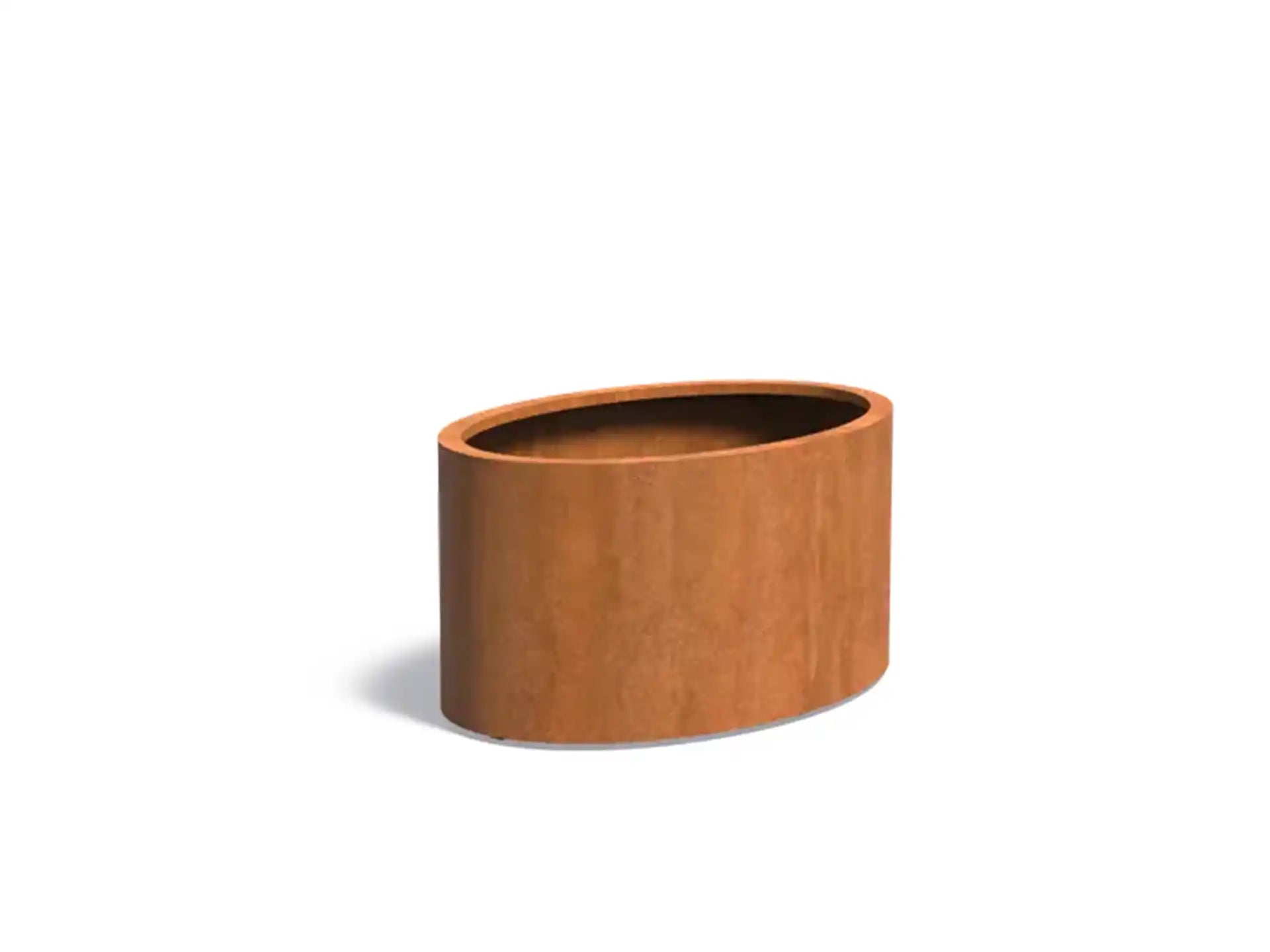 Adezz Ellipse Cortenstaal Plantenbak Ovaal 120 x 80 x 60 cm - met bodem