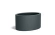 Adezz Ellipse polyester plantenbak in ovale vorm, 115 × 80 × 60 cm, uitgevoerd in antracietgrijs.
