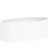 Adezz Ellipse Plantenbak Polyester Ovaal 200 x 120 x 60 cm Verkeerswit