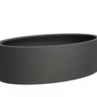 Adezz Ellipse Plantenbak Polyester Ovaal 200 x 120 x 60 cm Zwartgrijs